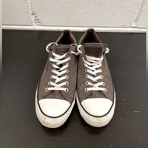 Converse shoes. Wore them for a week but in a great condition